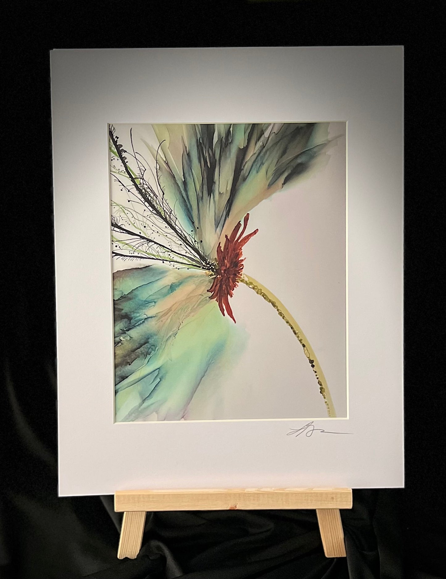 P-003D Exotic Green Flower