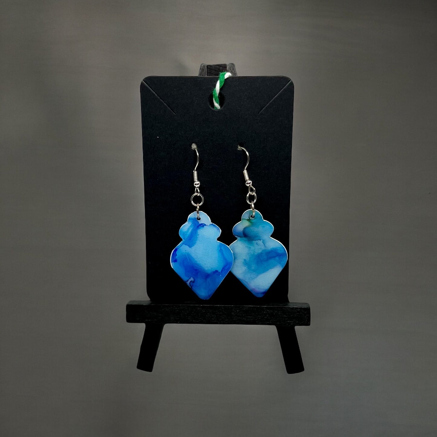 E152-Blue Marble Ornament #1