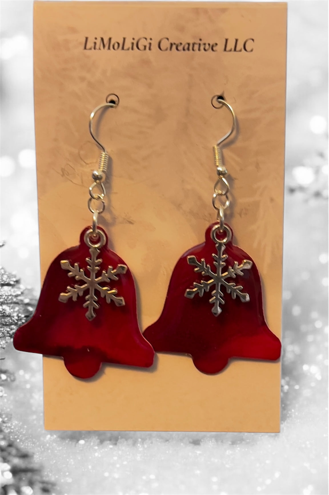 E24- 176H Red Bell with Snowflake #4