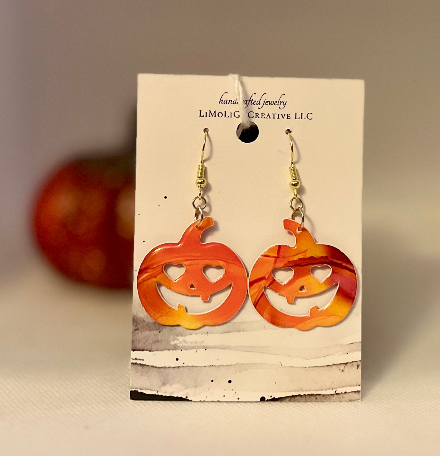 E25-088 Small Love Eyes Jack o Lantern #1