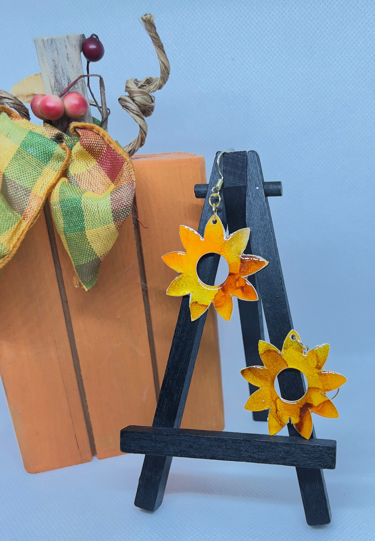 E072-Sunflower #3 - Gold and Brown