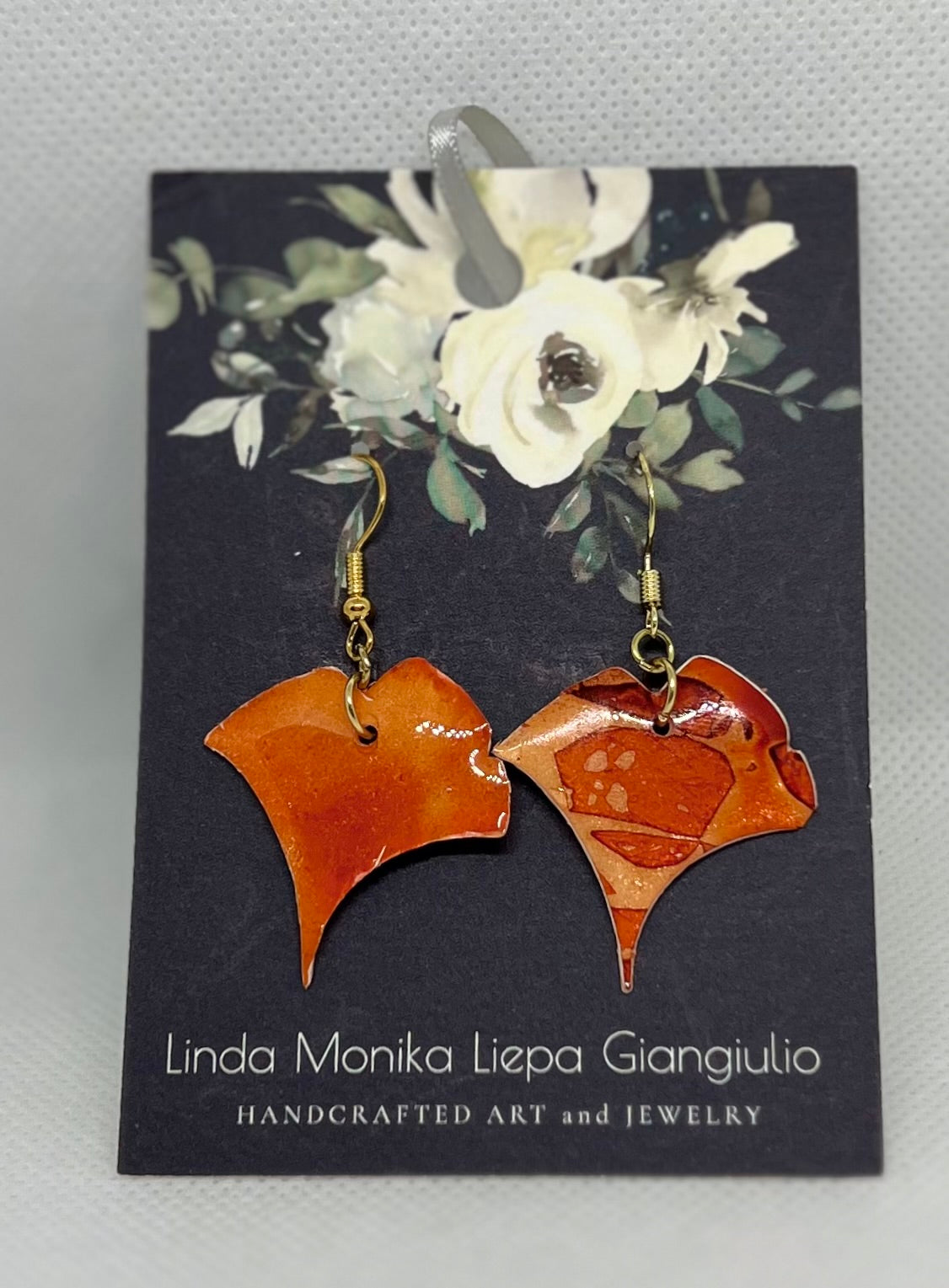 E085 - Orange Leaf Saran Wrap Process #2