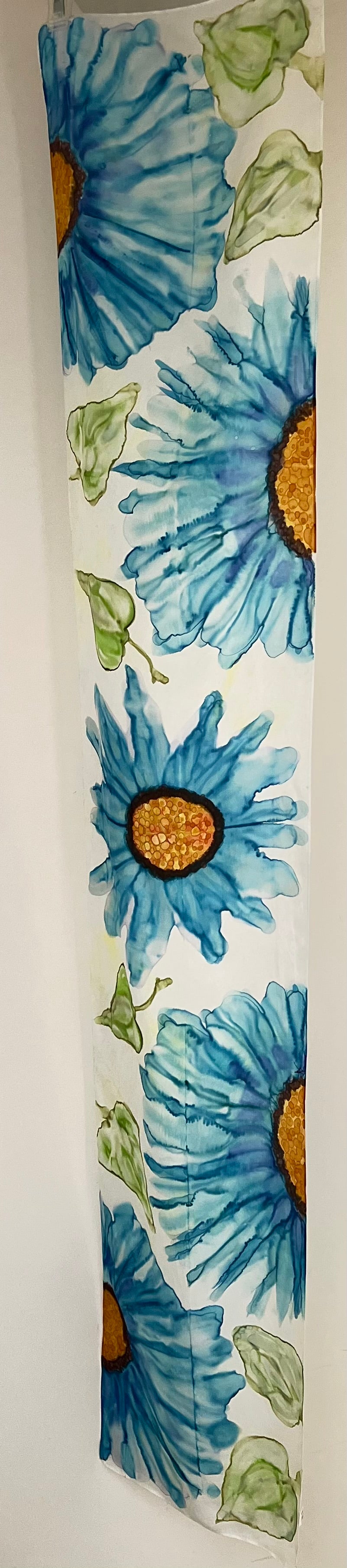 SS-047 Blue Sunflower with leaves #2