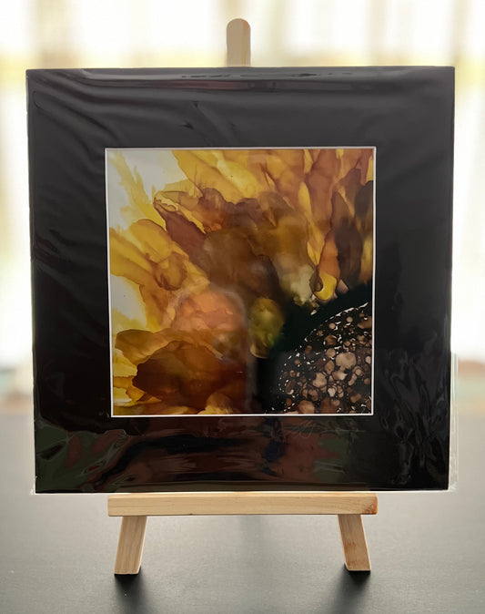 P-004C - Sunflower - Metallic Print