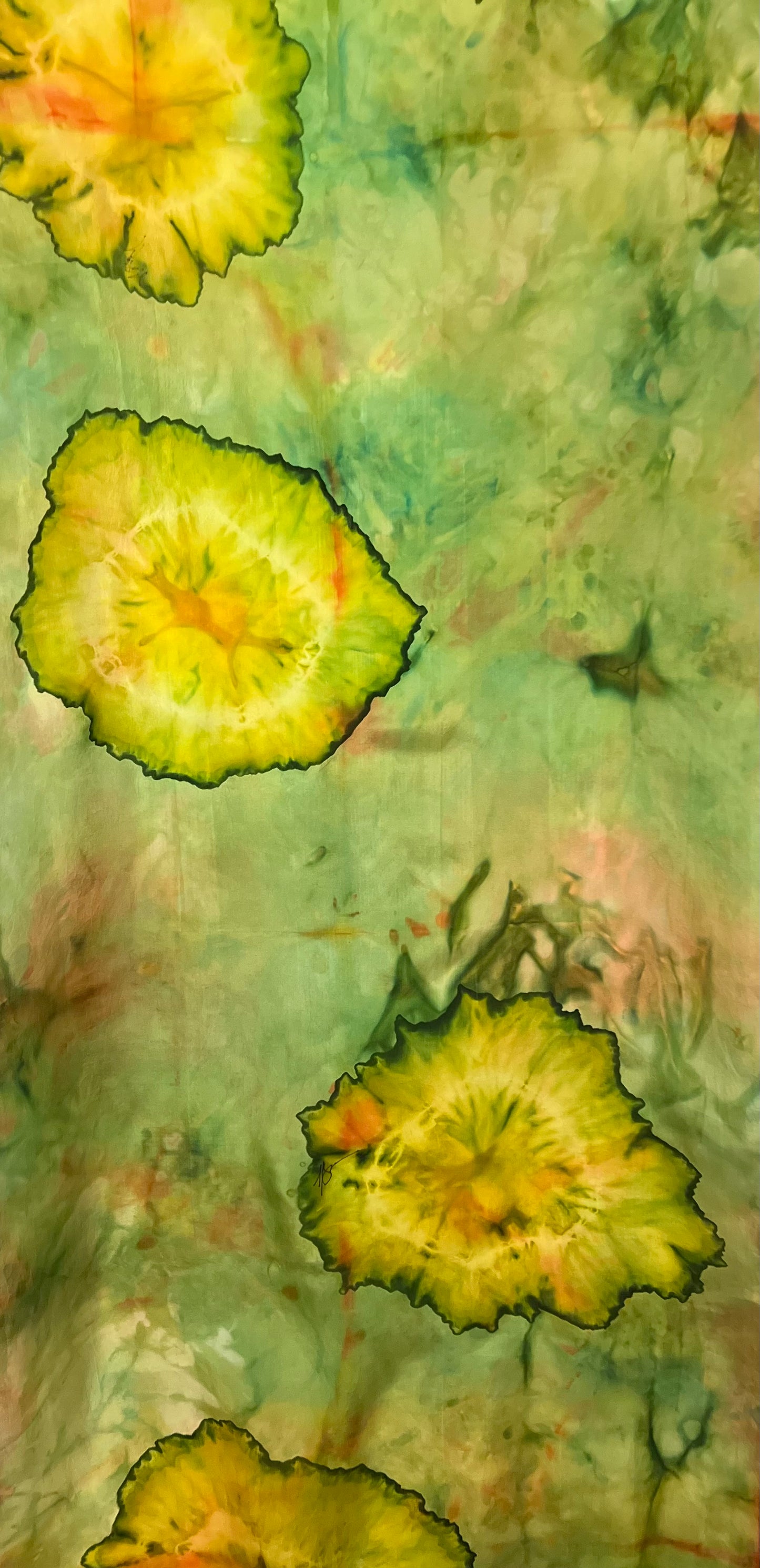 SS-084 Yellow Floral Burst