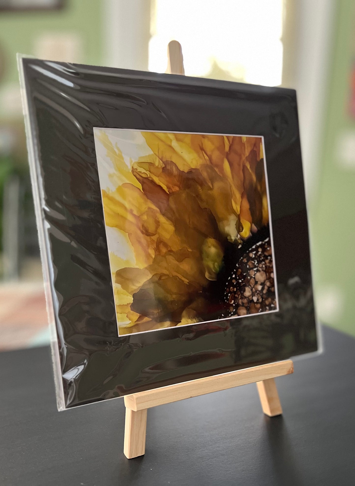 P-004C - Sunflower - Metallic Print