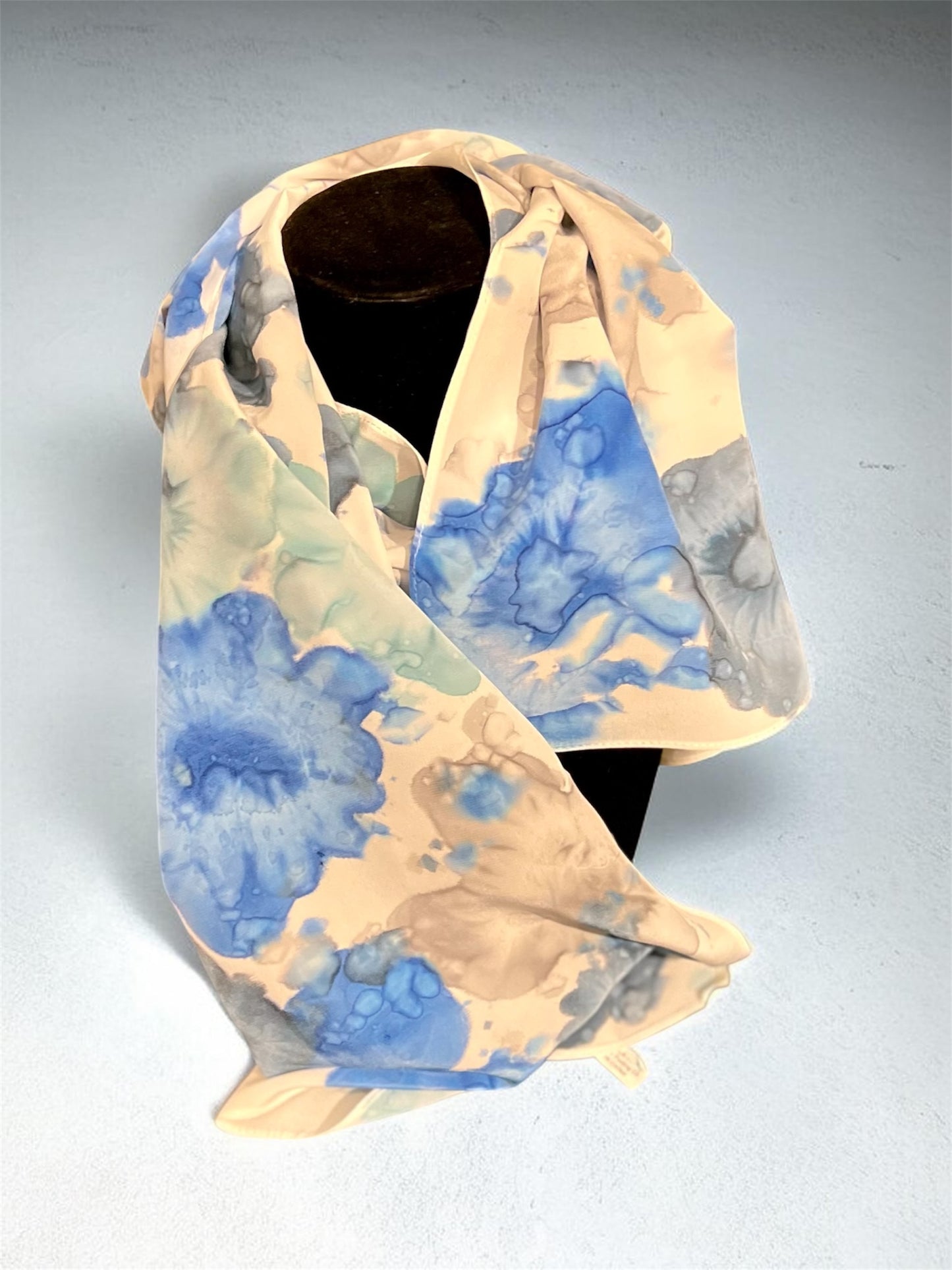 SS-068 Blue Abstract Floral #1