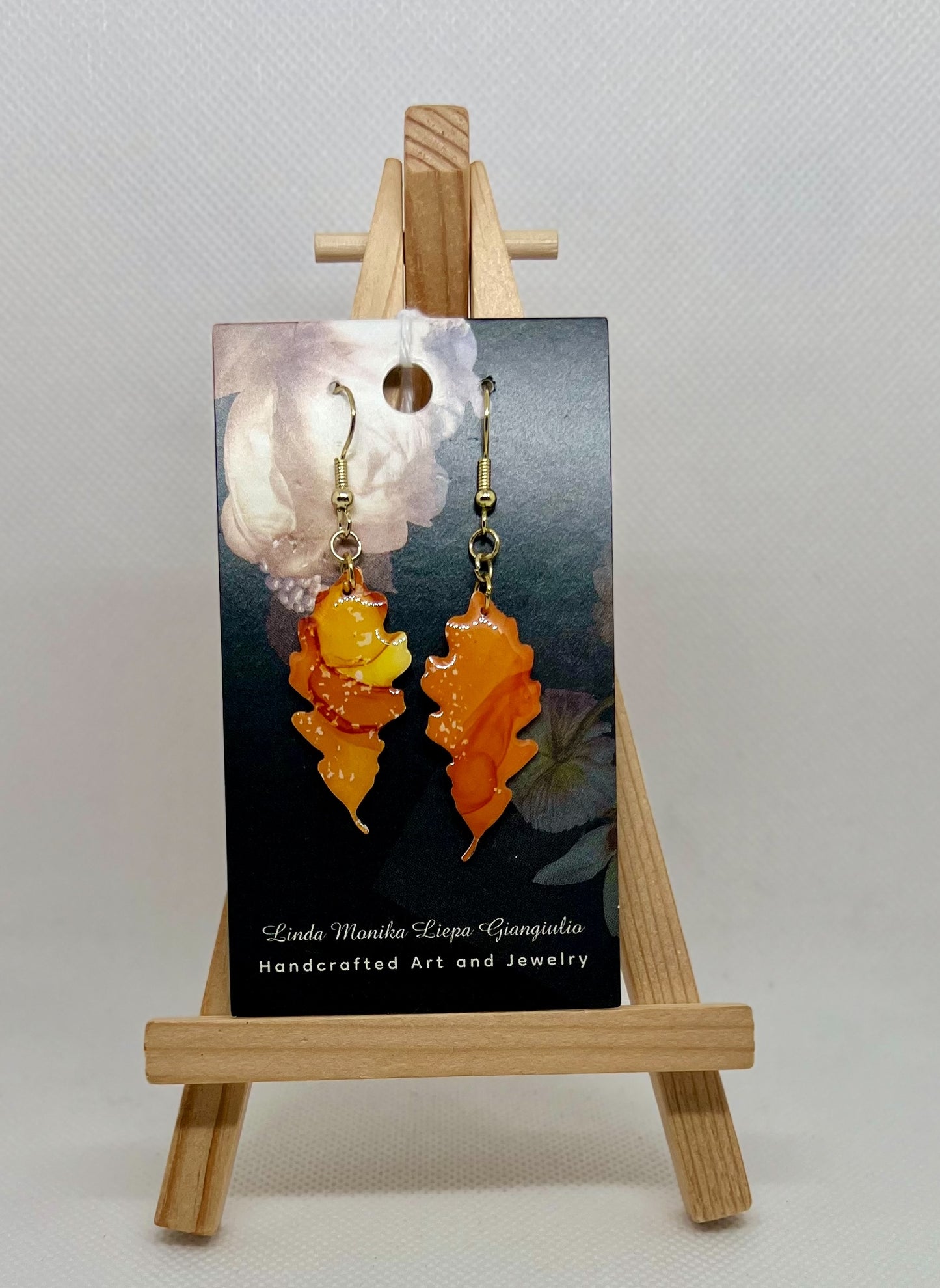 E24-135 Oak Leaf in Orange 2024- #7