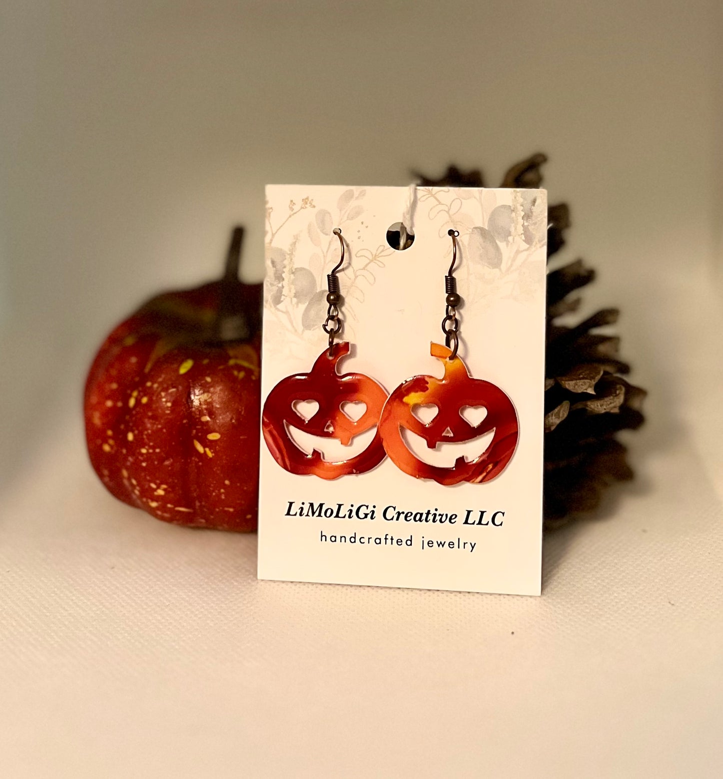 E25-091 Small Love Eyes Jack o Lantern #4