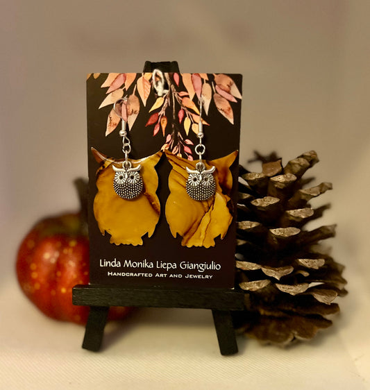 E25-097 Large Hoot Owl #2 with charm