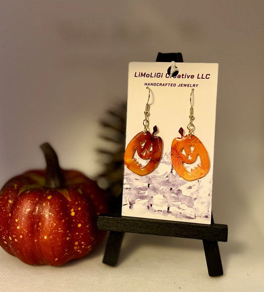 E25-103 Small Big Mouth Smile Jack o Lantern #2