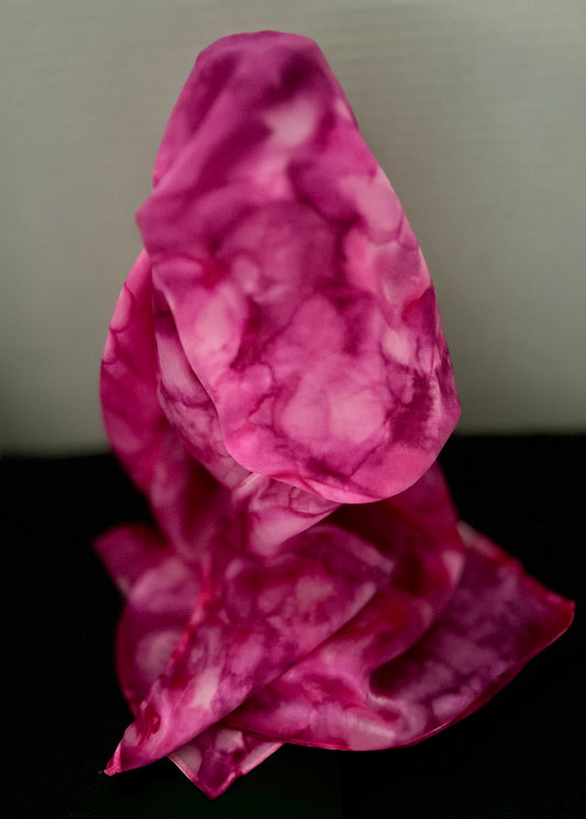 SS - 014 Silk Scarf in Pinks