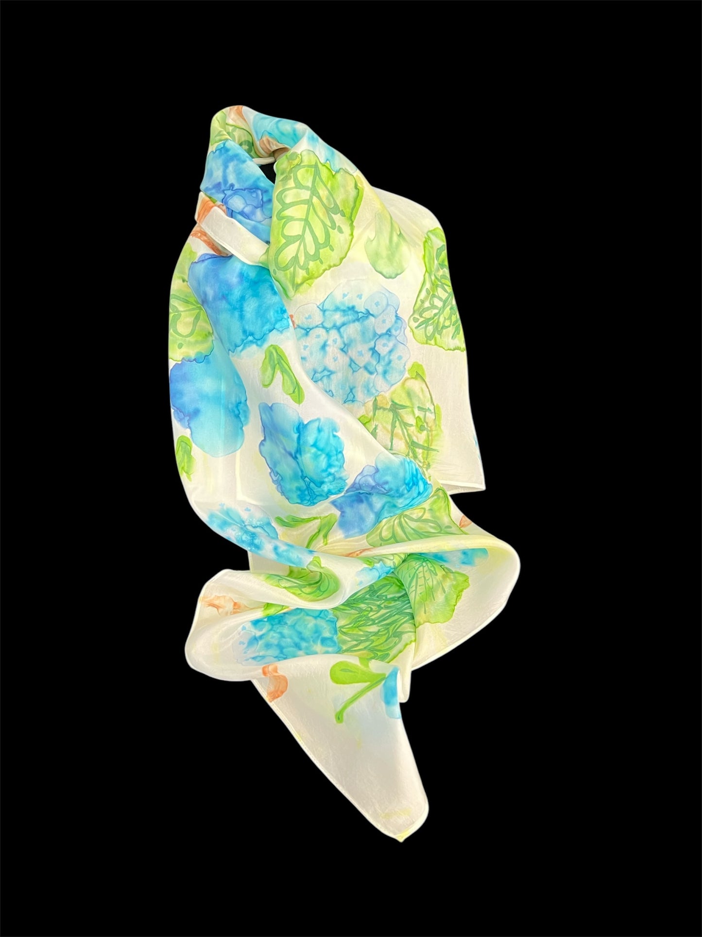 SS-049 Hydrangea Flowers with Leaves