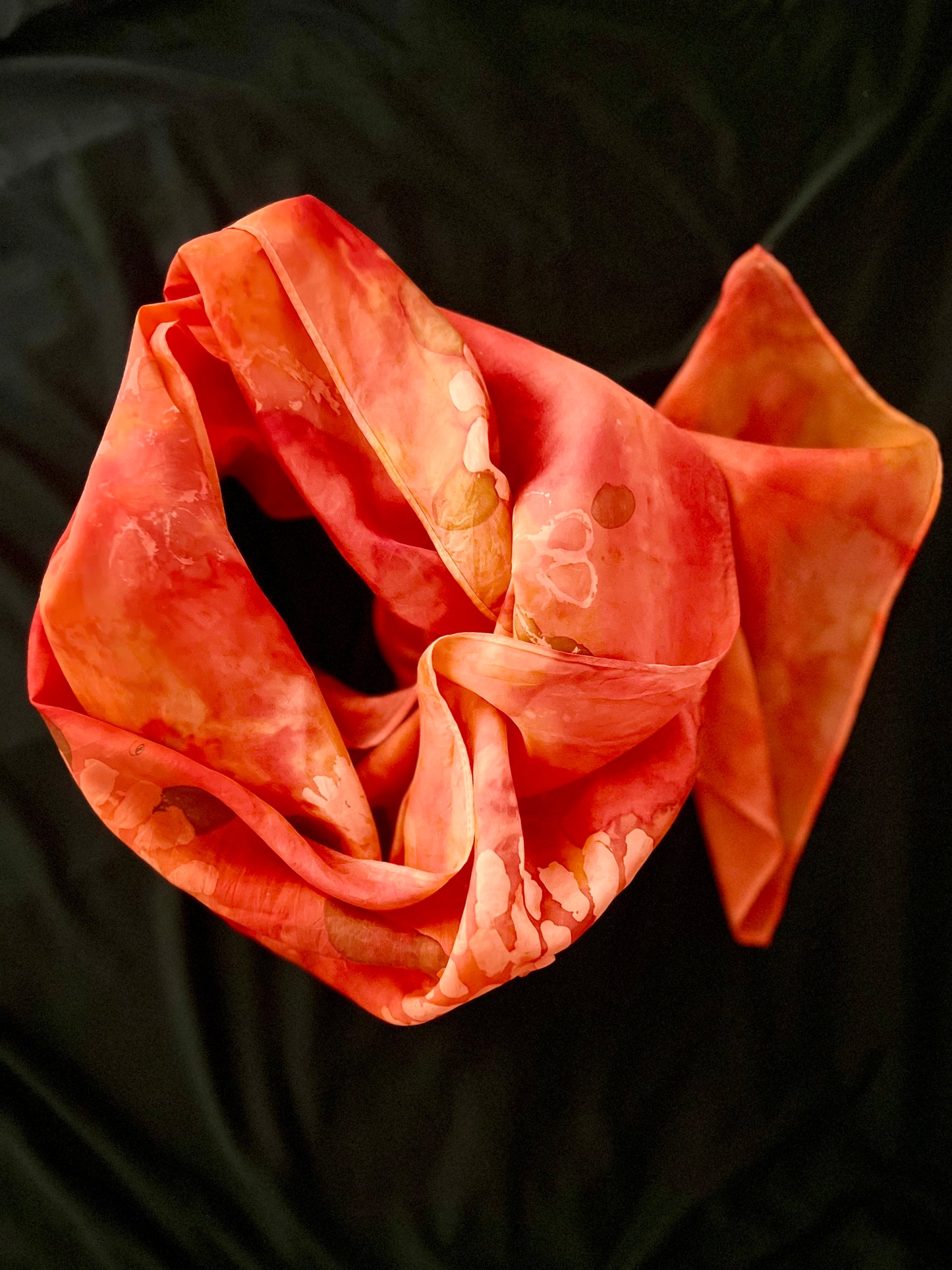 SS-055 Mum Batik in Orange, Red and Yellow