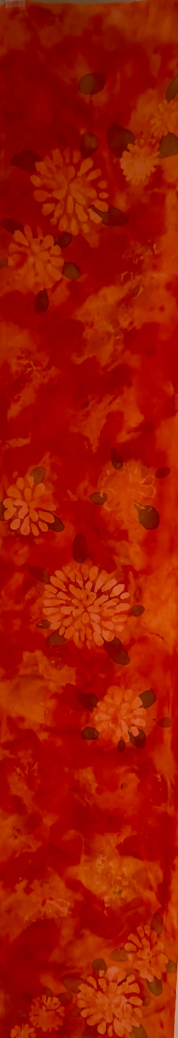 SS-055 Mum Batik in Orange, Red and Yellow