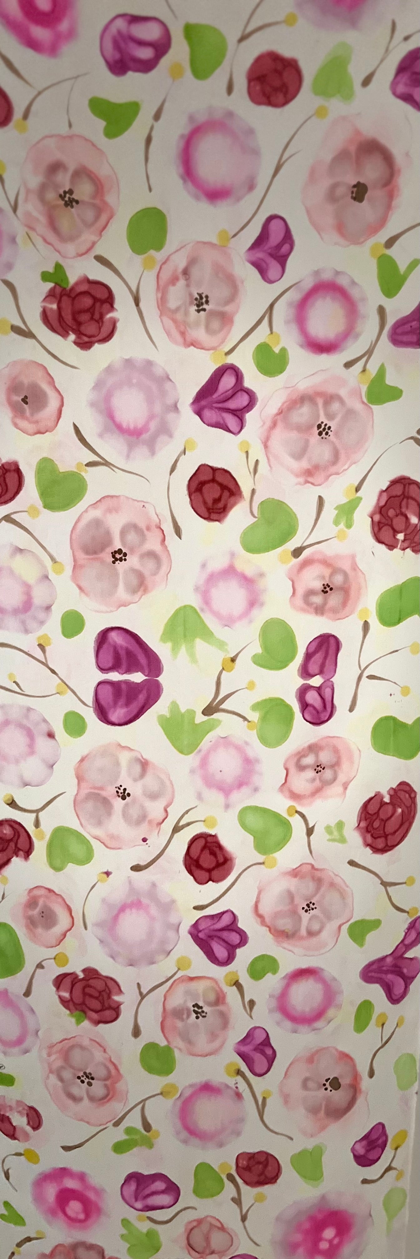 SS-057 Pink and Red Floral Garden