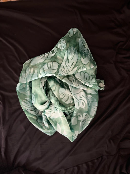 SS-058 Monstera Leaf in green