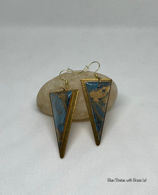 Blue/Statue with Brass